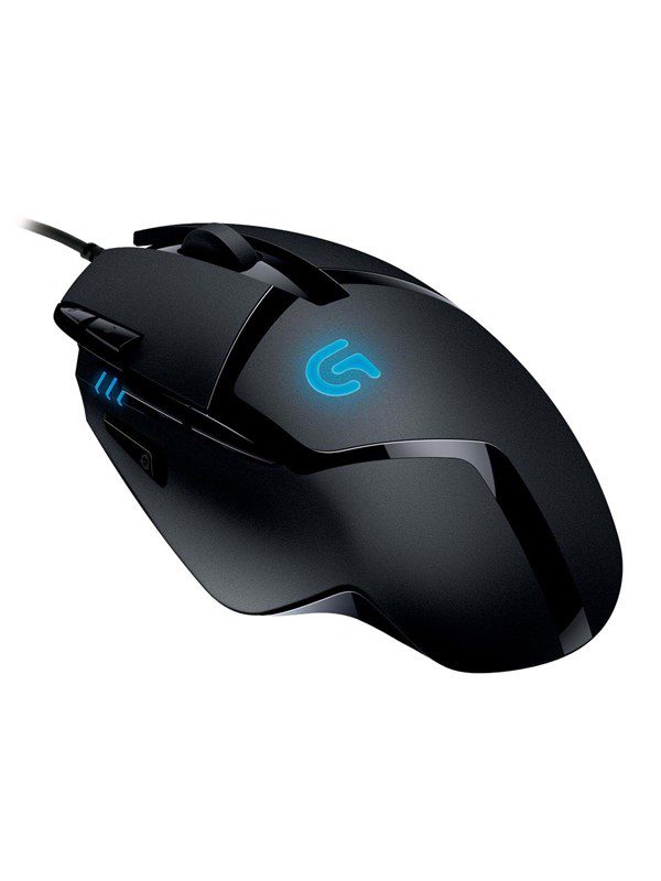 Logitech G402 Hyperion Fury FPS - Gaming Mus - Optisk - 8 knapper - Sort