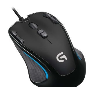 Logitech G300s Gaming Mouse - Gaming Mus - Optisk - 9 knapper - Sort