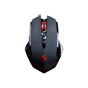 A4Tech Bloody V8m - Gaming Mus - Optisk - 8 knapper - Sort med rødt lys