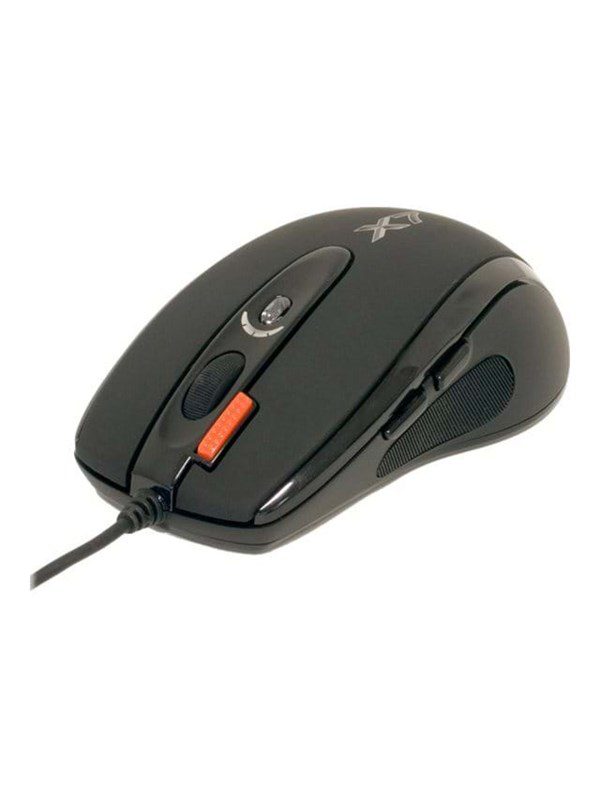 A4Tech EVO XGame Laser Oscar X750 Extra Fire - Gaming Mus - Laser - 7 knapper - Sort