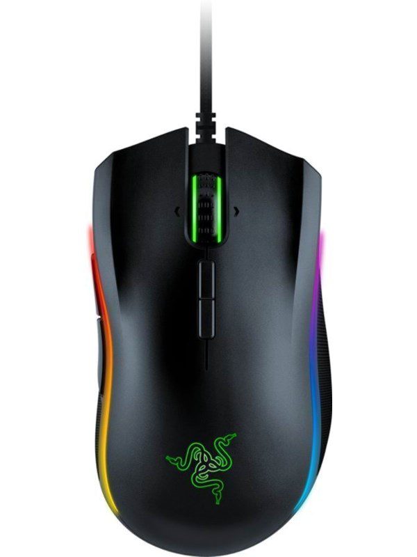 Razer Mamba Elite - Gaming Mus - Laser - 9 knapper - Sort med RGB lys