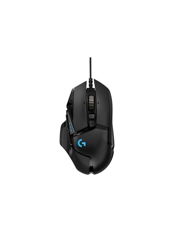 Logitech G502 HERO - Gaming Mus - Optisk - 11 knapper - Sort med RGB lys