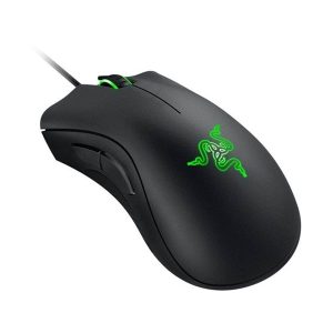 Razer DeathAdder Essential - Black - Gaming Mus - Optisk - 5 knapper - Sort med grønt lys