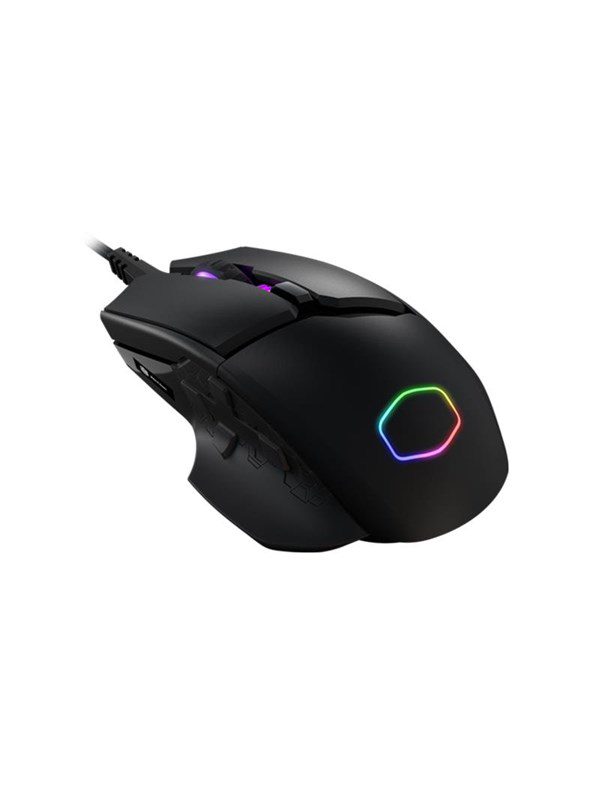 Cooler Master MasterMouse MM830 - Gaming Mus - Optisk - 8 knapper - Sort med RGB lys