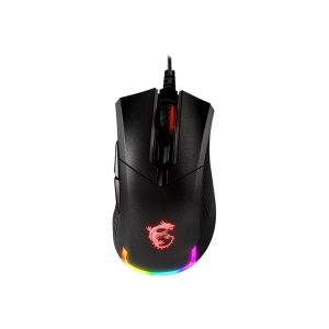 MSI Clutch GM50 - Gaming Mus - Optisk - 6 knapper - Sort med RGB lys
