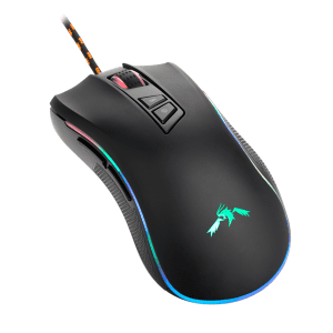 DUTZO KirÄ RGB - Gaming Mus - Optisk - 7 knapper - Sort