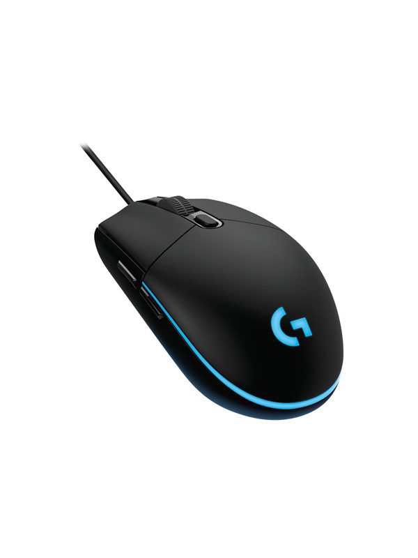 Logitech G PRO HERO - Gaming Mus - Optisk - 6 knapper - Sort med RGB lys