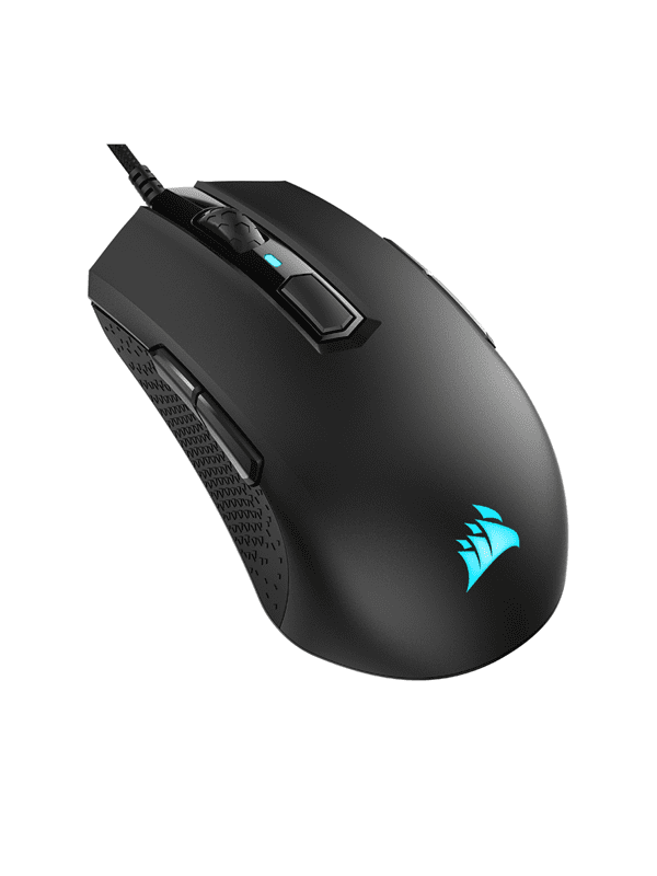 Corsair M55 RGB PRO - Black - Gaming Mus - Optisk - 8 knapper - Sort med RGB lys