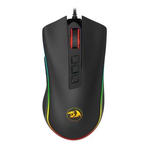 REDRAGON COBRA - Gaming Mus - Optisk - 7 knapper - Sort med RGB lys