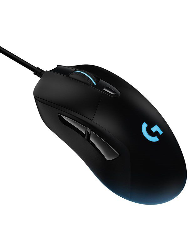 Logitech G403 HERO - Gaming Mus - Optisk - 6 knapper - Sort med RGB lys