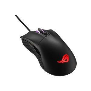 ASUS ROG Gladius II Core - Gaming Mus - Optisk - 6 knapper - Sort