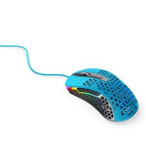 Xtrfy M4 RGB - Miami Blue - Gaming Mus - Optisk - 6 knapper - Blå