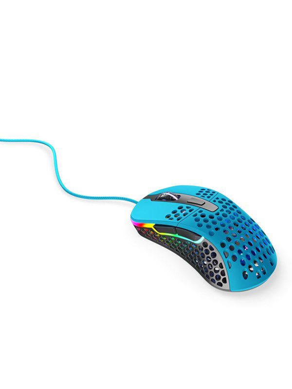 Xtrfy M4 RGB - Miami Blue - Gaming Mus - Optisk - 6 knapper - Blå