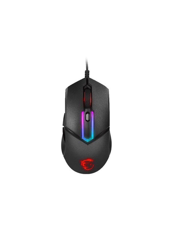MSI Clutch GM30 Gaming - mouse - USB - Mus - Optisk - 6 knapper - Sort