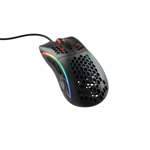 Glorious Model D - Matte Black - Gaming Mus - Optisk - 6 knapper - Sort med RGB lys