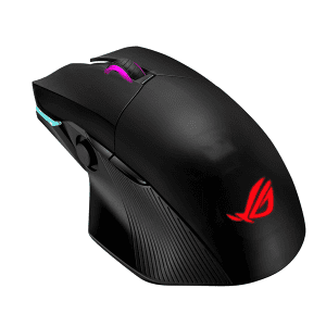 ASUS ROG CHAKRAM - Gaming Mus - Optisk - 6 knapper - Sort med RGB lys