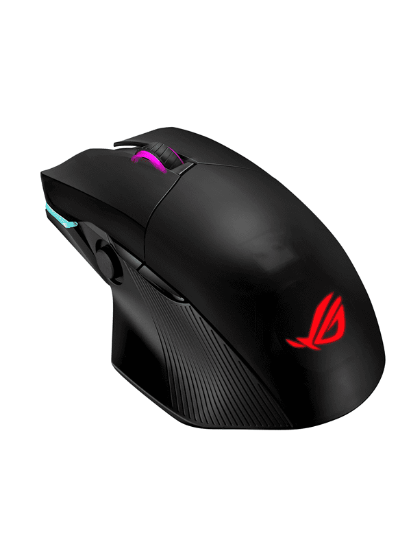 ASUS ROG CHAKRAM - Gaming Mus - Optisk - 6 knapper - Sort med RGB lys
