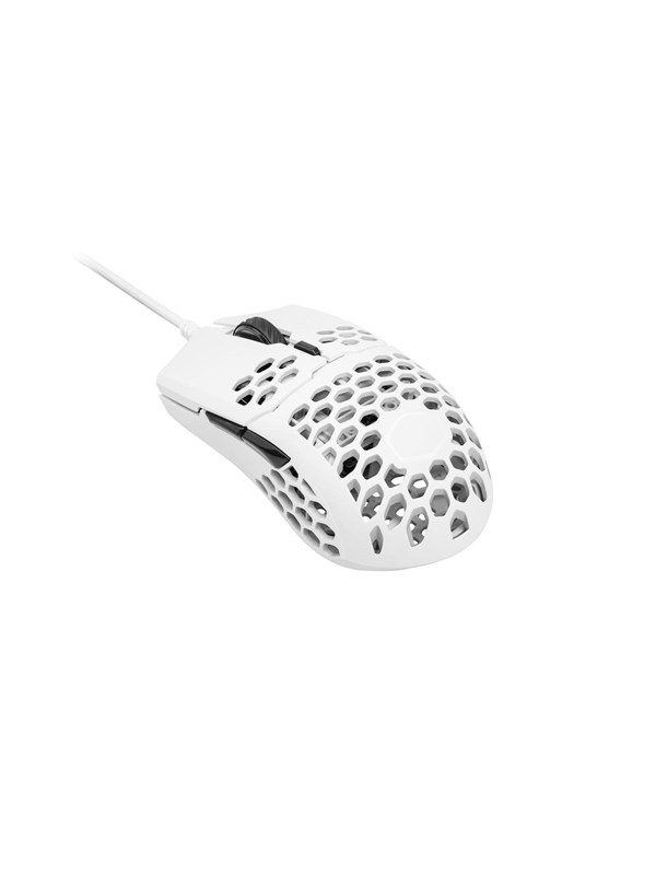 Cooler Master MasterMouse MM710 - Matte White - Gaming Mus - Optisk - 6 knapper - Hvid