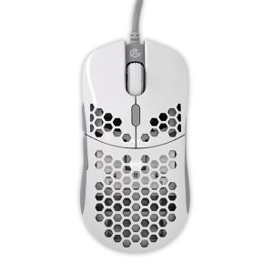 G-Wolves Hati Gaming Mouse - White Glossy - Gaming Mus - Optisk - 6 knapper - Hvid