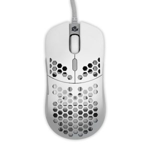 G-Wolves Hati Gaming Mouse - White/Grey Matte - Gaming Mus - Optisk - 6 knapper - Hvid