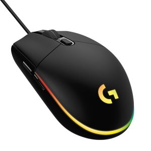 Logitech G203 LIGHTSYNC - Black - Gaming Mus - Optisk - 6 knapper - Sort med RGB lys