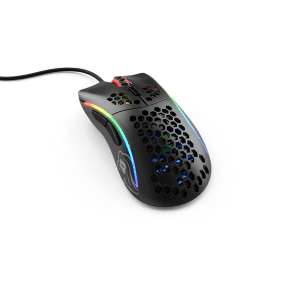 Glorious Model D- (Small) - Matte Black - Gaming Mus - Optisk - 6 knapper - Sort med RGB lys