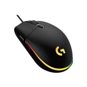 Logitech G102 LIGHTSYNC - Black - Gaming Mus - Optisk - 6 knapper - Sort med RGB lys