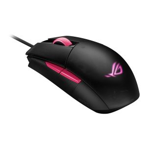 ASUS ROG Strix Impact II Electro Punk - Gaming Mus - Optisk - 5 knapper - Pink