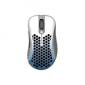G-Wolves Sköll RGB Gaming Mouse - White/Blue - Gaming Mus - Optisk - 7 knapper - Hvid med RGB-LED lys