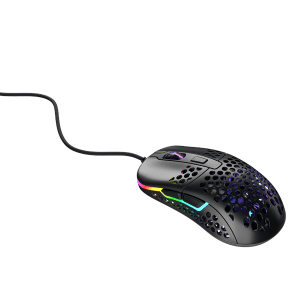 Xtrfy M42 RGB - Black - Gaming Mus - Optisk - 6 knapper - Sort med RGB lys