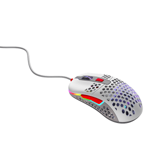 Xtrfy M42 RGB - Retro - Gaming Mus - Optisk - 6 knapper - Hvid med RGB-LED lys