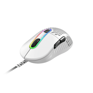 Mountain Makalu 67 - RGB Gaming mouse - White - Gaming Mus - Optisk - 6 knapper - Hvid med RGB-LED lys
