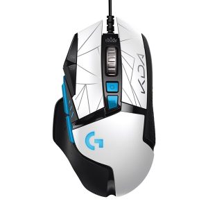 Logitech G502 HERO - KDA/LOL - Gaming Mus - Optisk - 11 knapper - Hvid
