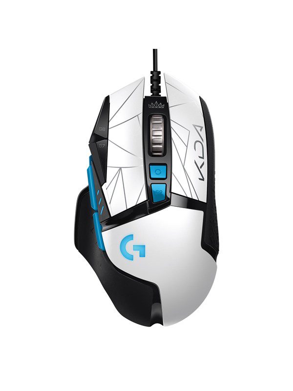 Logitech G502 HERO - KDA/LOL - Gaming Mus - Optisk - 11 knapper - Hvid