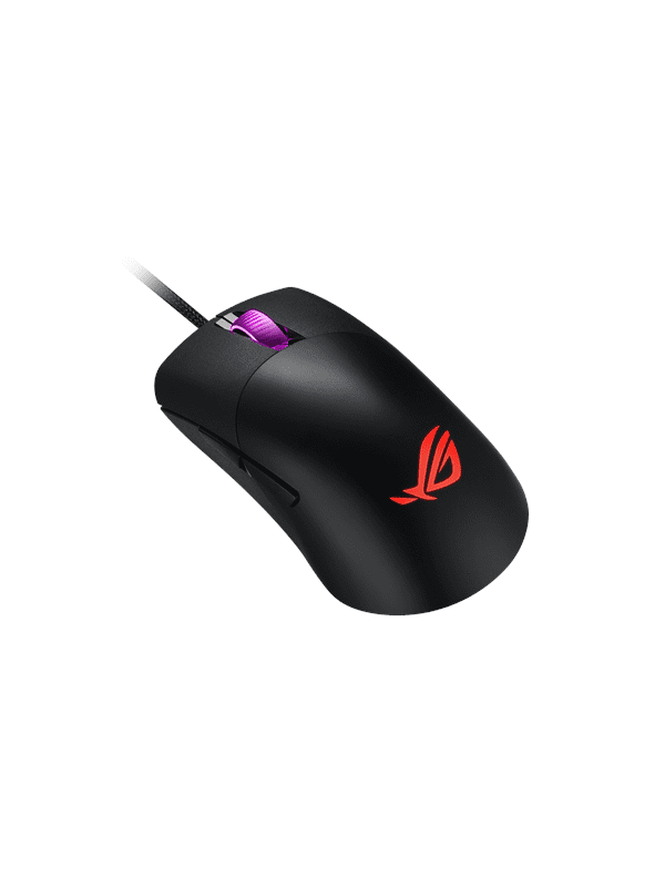 ASUS ROG Keris - Gaming Mus - Optisk - 5 knapper - Sort med RGB lys