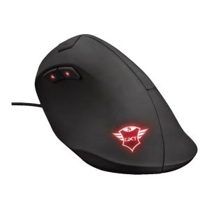 Trust GXT 144 Rexx gaming mouse - Vertical mouse - Optisk - 6 knapper - Sort
