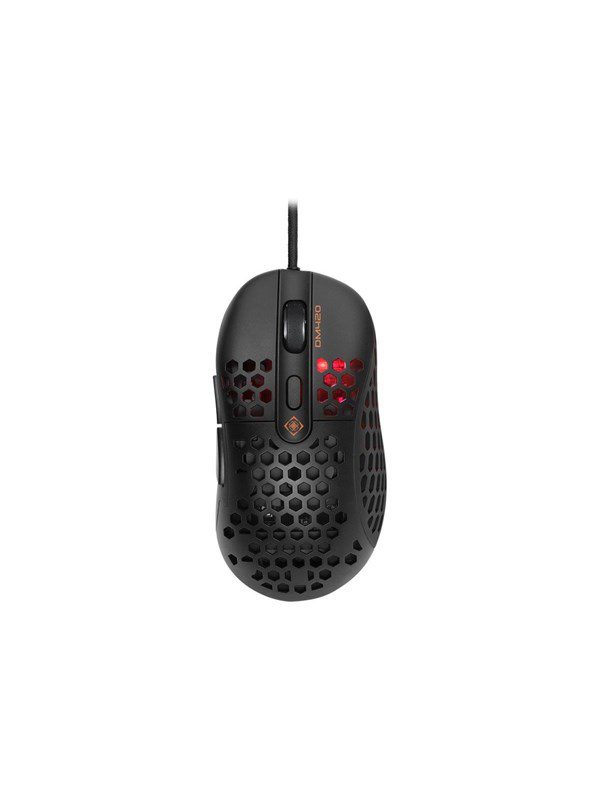 DELTACO GAMING DM420 - Mus - Optisk - 6 knapper - Sort