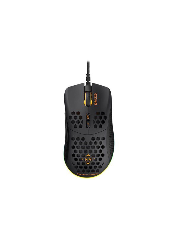 DELTACO GAMING DM210 - Mus - 7 knapper - Sort