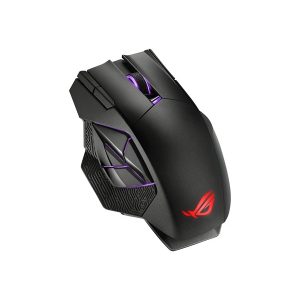 ASUS ROG Spatha X - Gaming Mus - Optisk - 12 knapper - Sort med RGB lys