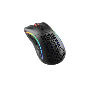 Glorious Model D Wireless - Matte Black - Gaming Mus - Optisk - 6 knapper - Sort med RGB lys