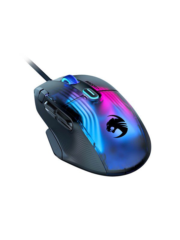 ROCCAT Kone XP Black - Gaming Mus - Optisk - 15 knapper - Sort med RGB lys