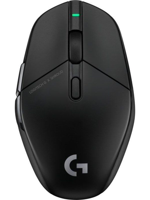 Logitech G303 Shroud Edition - Wireless Gaming Mouse - Gaming Mus - Optisk - 5 knapper - Sort
