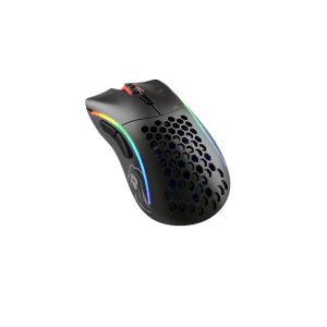 Glorious Model D- Wireless - Matte Black - Gaming Mus - Optisk - 6 knapper - Sort med RGB lys