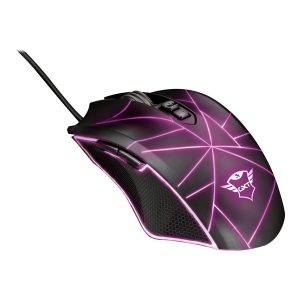 Trust Gaming GXT 160X Ture - Mus - Optisk - 7 knapper - Sort