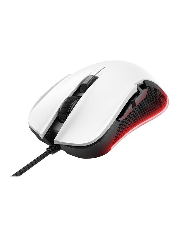 Trust Gaming GXT 922W YBAR - Mus - Optisk - 6 knapper - Hvid