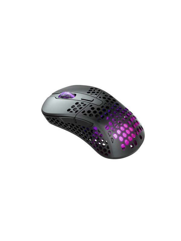 Xtrfy M4 Wireless RGB Gaming Mouse - Black - Gaming Mus - Optisk - 6 knapper - Sort med RGB lys