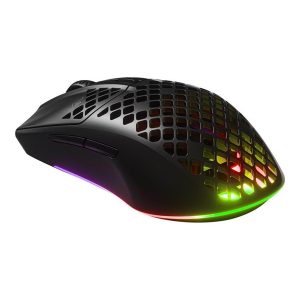 SteelSeries Aerox 3 Wireless 2022 - Onyx - Gaming Mus - Optisk - 6 knapper - Sort med RGB lys