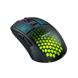 ROCCAT Burst Pro Air - Black - Gaming Mus - Optisk - 6 knapper - Sort med RGB lys