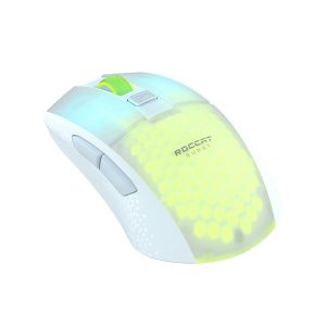 ROCCAT Burst Pro Air - White - Gaming Mus - Optisk - 6 knapper - Hvid med RGB-LED lys