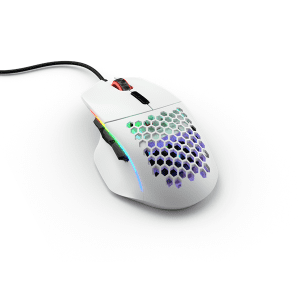 Glorious Model I - White - Gaming Mus - Optisk - 9 knapper - Hvid med RGB-LED lys